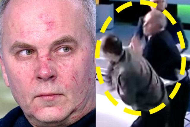 생방송 도중 <strong>국회의원</strong>에게 주먹 날린 우크라이나 기자, 이런 이유 있었다