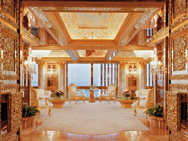백악관에 입성하기 전 트럼프가 거주했다는 1억달러의 슈퍼럭셔리 펜트하우스