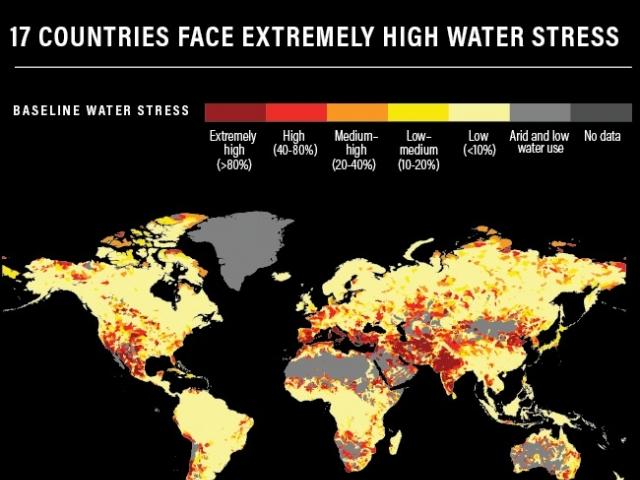 식량 위협하는 ‘물 스트레스’…WRI “한국, 위험도 높은 국가”