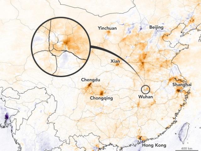깨끗해졌던 중국 하늘…석달만에 원위치