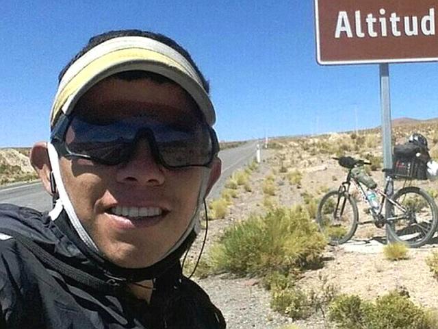 일자리 찾아 <strong>자전거</strong> 타고 5000㎞…콜롬비아 청년의 사연