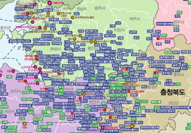 전국산업<strong>단지</strong> 분포 정도와 인구감소지역은 서로 반대로 감