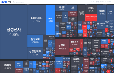 [개장] 美 반도체주 급락 여파