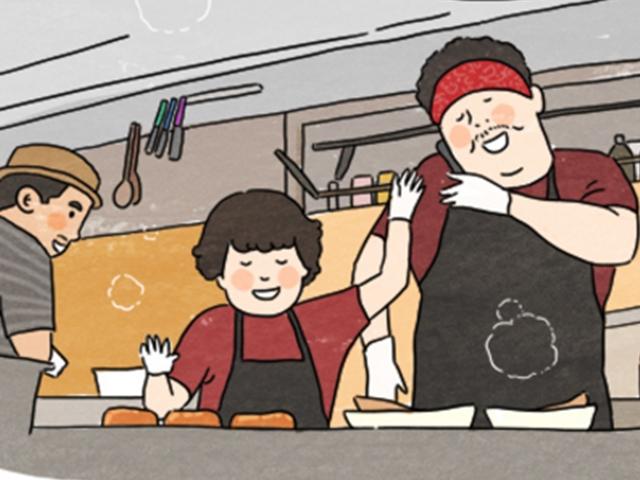 둘이 먹다 하나가 죽어도 모를 '아메리칸 셰프'