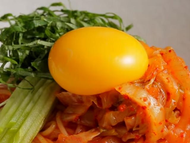 초간단요리 김치<strong>비빔국수</strong>