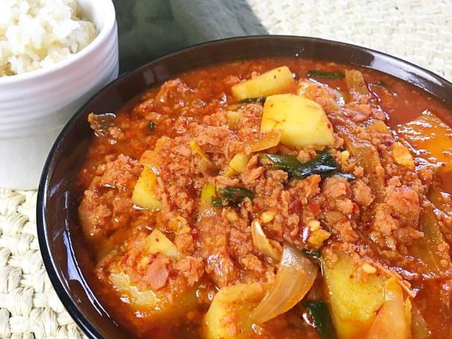 감자 짜글이 만들기, 맛있는 <strong>별미</strong>