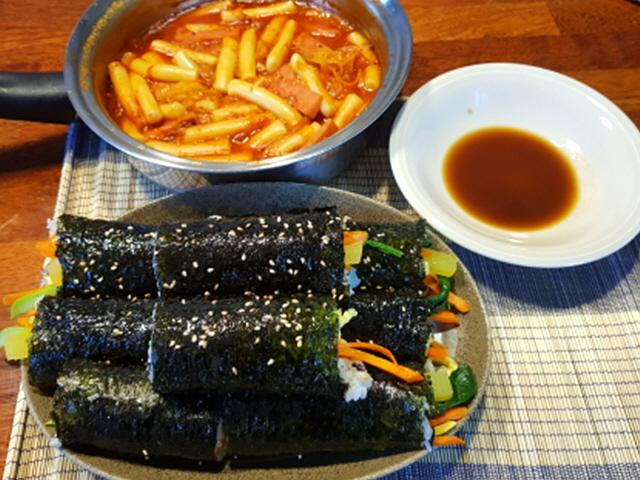 <strong>햄</strong>, 맛살 없이도 넘나 맛있는 마약김밥