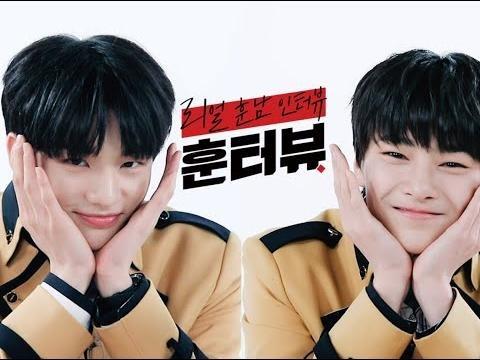 리얼 훈남 인터뷰 Stray Kids 현진&아이엔(정인)