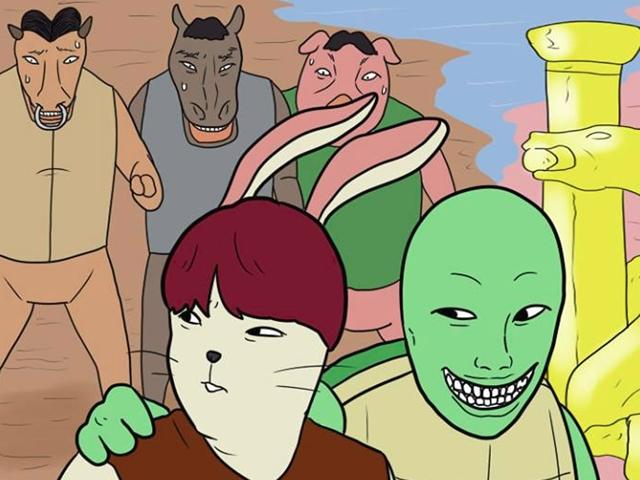 1년 수입 10만원,<br>페북 웹툰 작가 부당 계약 사건