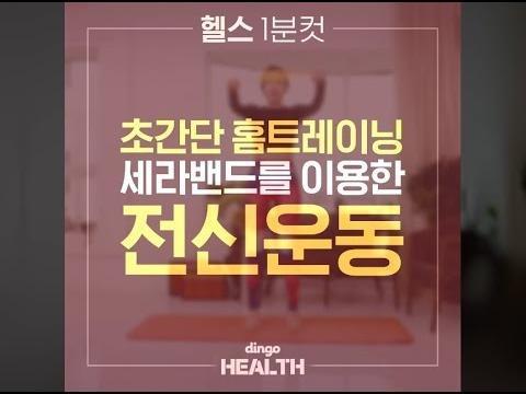 세라<strong>밴드</strong>를 이용한 초간단 홈트<strong>운동</strong> 모음