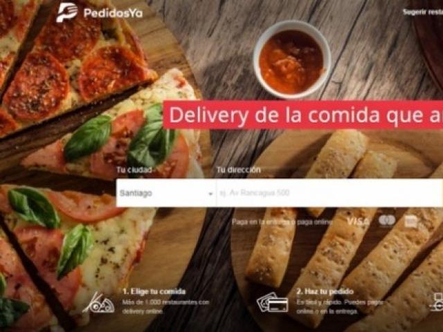 칠레서 퍼지는 음식 배달 서비스
