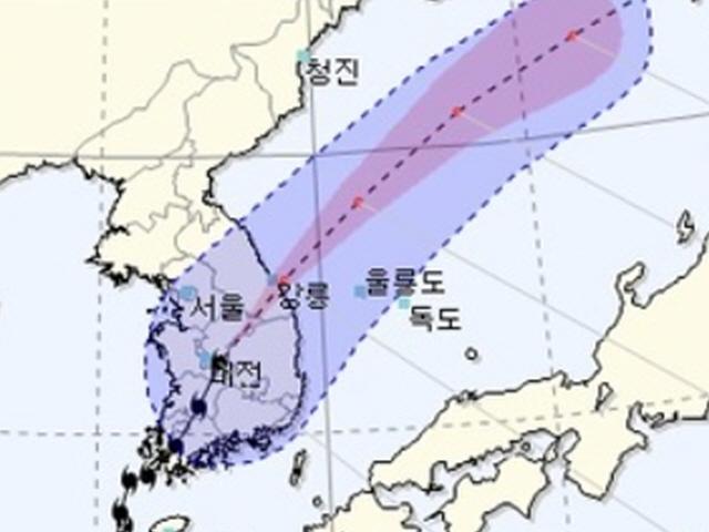 급격히 힘 빠지는 솔릭… 예상 강수량도 '하향 조정'
