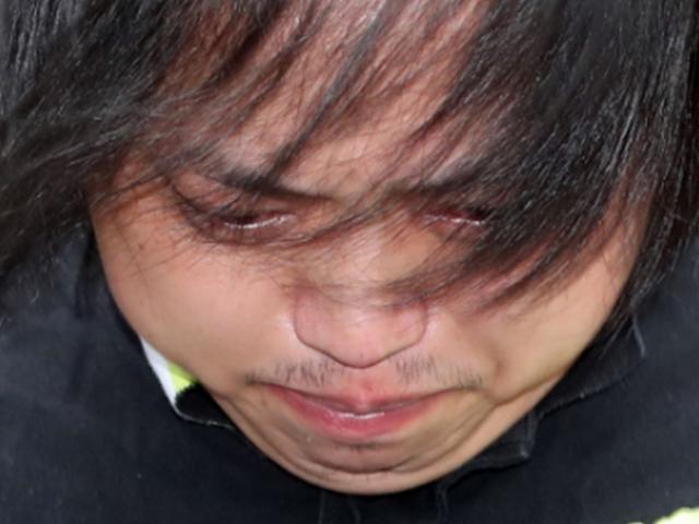과천 토막살인 변경석 얼굴 공개…울먹이며 “잘못했습니다”