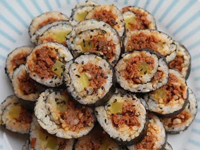 한입에 쏙 들어가는 <strong>미니</strong>김밥, 소고기 <strong>미니</strong>김밥