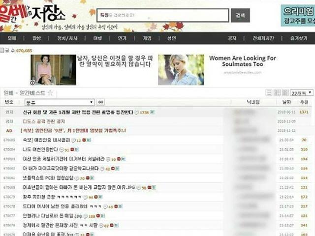 경찰, ‘<strong>여친</strong> 몰카 <strong>인증</strong>’ 일베 회원 13명 검거…대학생·회사원 등