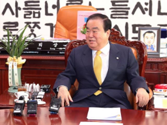 문희상 국회의장 "한국당 <strong>보이콧</strong>, 아무 짝에 소용없는 일"