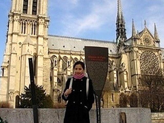 공현주, "귀한 사진" <strong>노트르담 대성당</strong> 추억 사진 올렸다 '삭제'