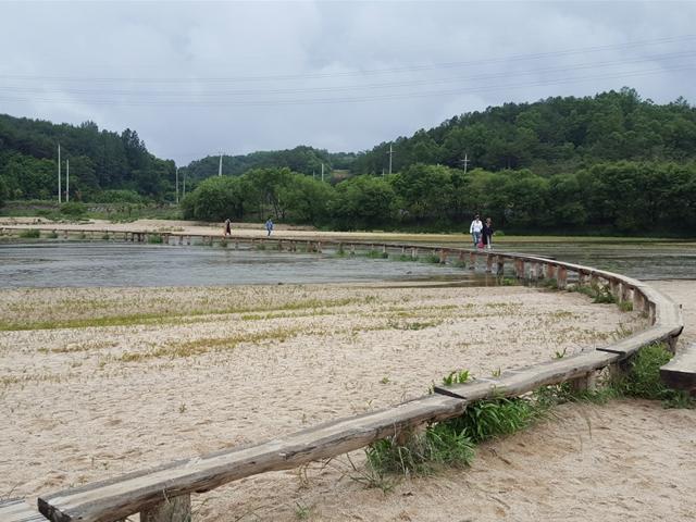 외나무 다리, 세상과 이어주는 영주 무섬마을