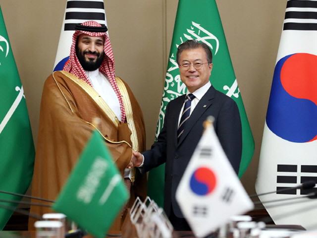 '사우디 실세' <strong>빈 살만</strong> 왕세자 방한에 '사우디 머니' 10조원 따라왔다