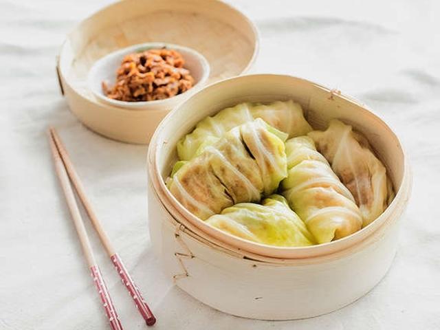 한입에 쏙~ 깔끔 도시락! 참치쌈장과 양배추<strong>쌈밥</strong>