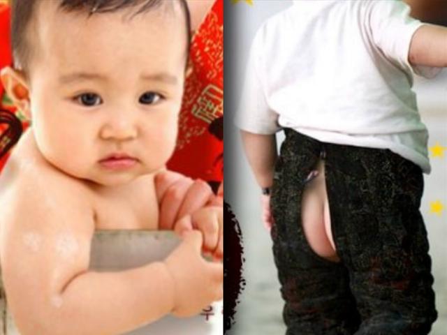 중국에선 왜 '기저귀'를 채우지 않을까?