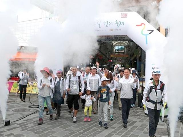 [화보]올림픽 아리바우길 걷기축제 생생 현장① 정선 구간