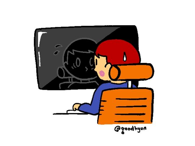 거친, 또는 매끈한 기계의 피부를 보고 만지는 날에.