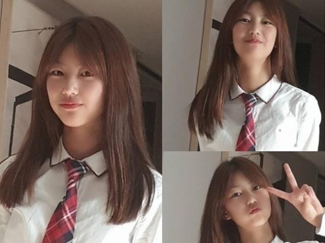 "곧 중학생"…박연수, 딸 송지아 교복사진 공개