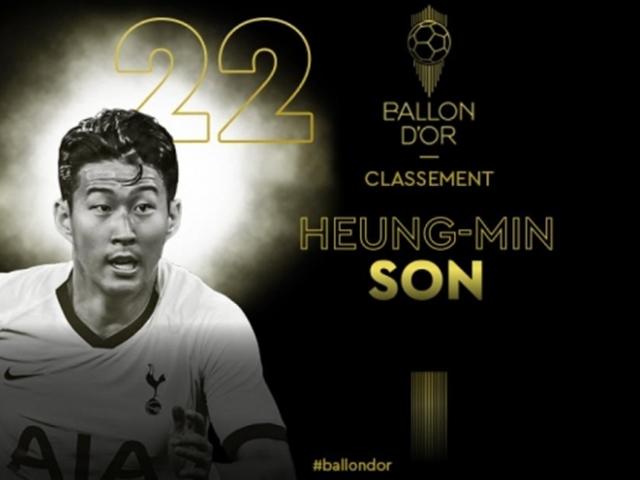 2019 발롱도르 수상자 '리오넬 메시', '손흥민' 22위, '호날두' 노쇼