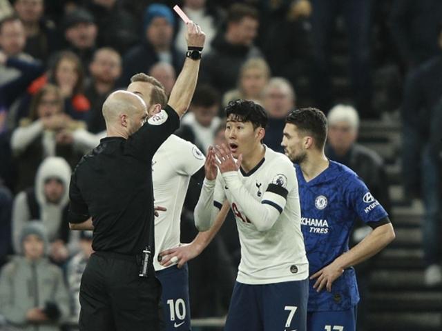 손흥민, EPL 역대 2호 '1년 3번 다이렉트 퇴장'…뜨거운 찬반 논란