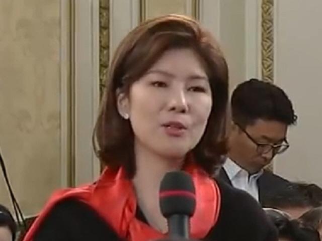 '질문 태도 논란' 김예령 전 기자, 미래한국당 공천 면접
