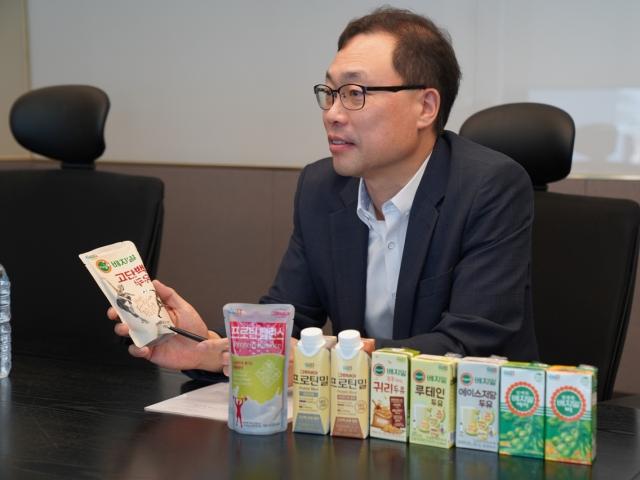 “전 연령층에 이로운 <strong>두유</strong>, 오해도 없어지길”…허문행 정식품 중앙연구소 부서장