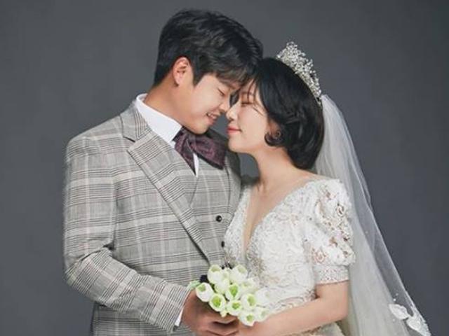 "이제 실감나" 김영희, ♥윤승열과 달달 웨딩사진…다이어트 효과 폭발