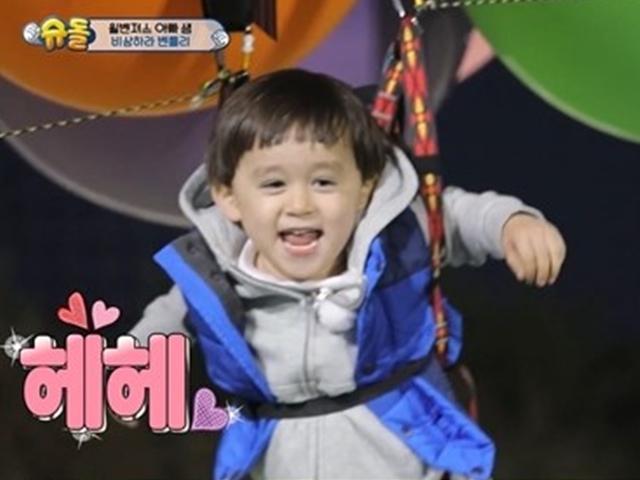 '슈돌' 벤틀리, 벌써 네번째 생일…풍선 타고 날았다 "아빠 사랑해"