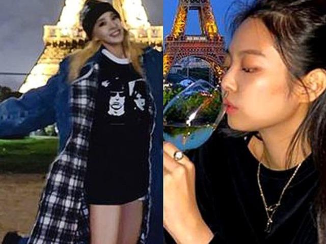 ‘같은 장소, 다른 느낌’ 에펠탑 앞에서 인생샷건진 스타들의 포즈