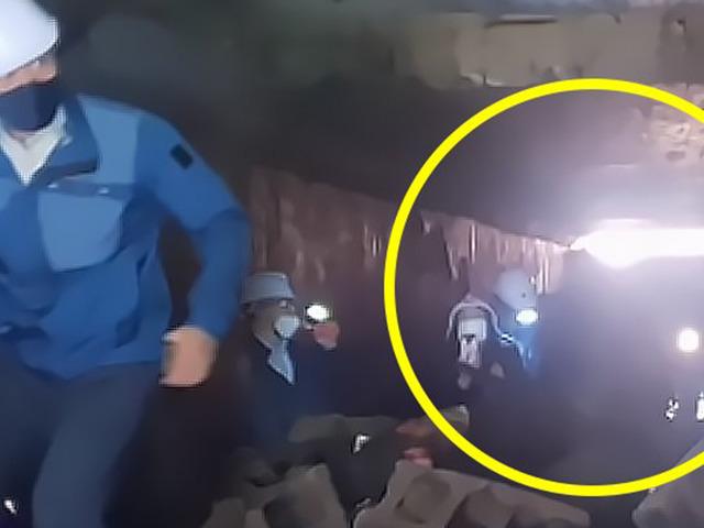 인천 공원 지하에서 발견된 땅굴, 통로 끝에는…