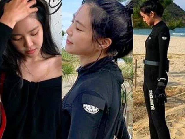 “국내맞아?” 떠나기 싫어 눈물났다는 손나은의 <strong>캠핑</strong> 장소