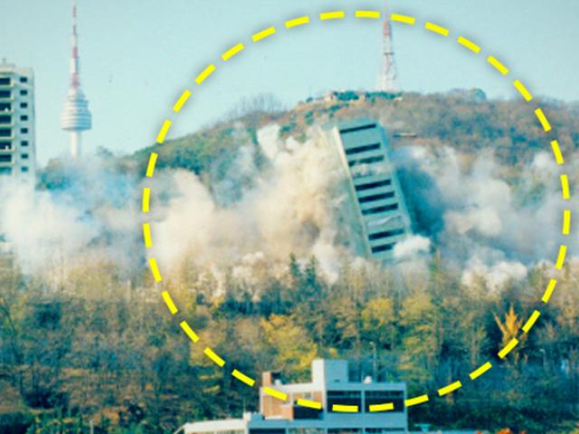 20년전 남산 가린다고 폭파된 고층 아파트 자리에 생긴 건…