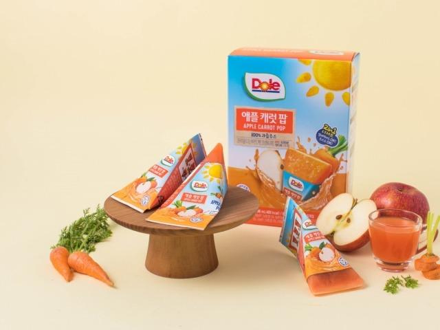 돌(Dole) 코리아, 얼려먹는 과채주스 ‘애플<strong>캐럿</strong>팝’ 한정 출시