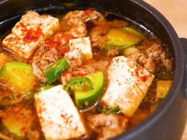 [<strong>차돌박이</strong> 된장찌개] 식감 중요하다면 고기는 나중에