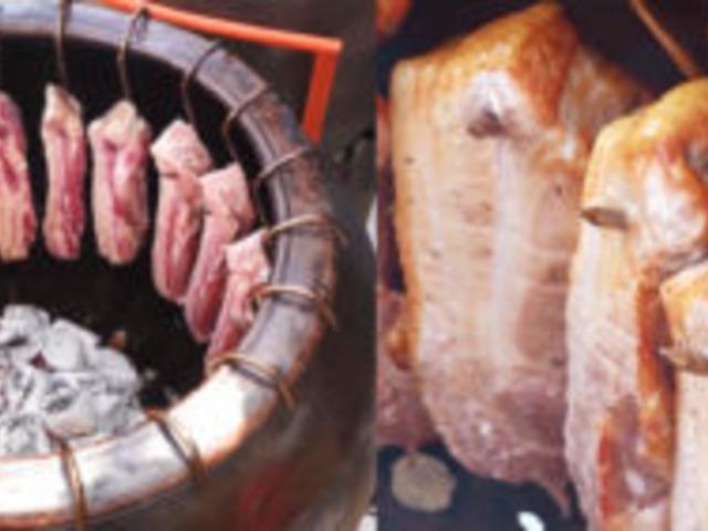 <strong>하루</strong>에만 120kg 팔린다는 항아리 통삼겹 훈연 바베큐