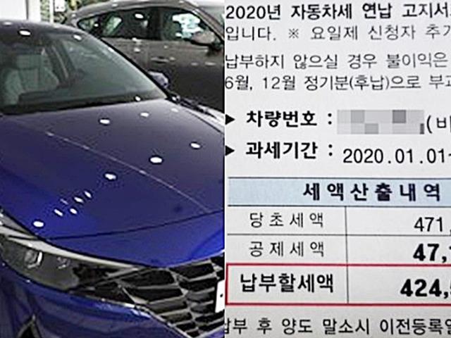 “<strong>아반떼</strong> 29만원, 테슬라 13만원” <strong>아반떼</strong> 세금이 더 비싼 이유
