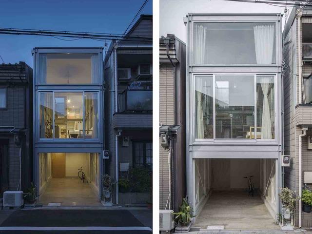 작은 부지를 공간 구성과 구조로 극복한 일본 협소주택, Kakko House