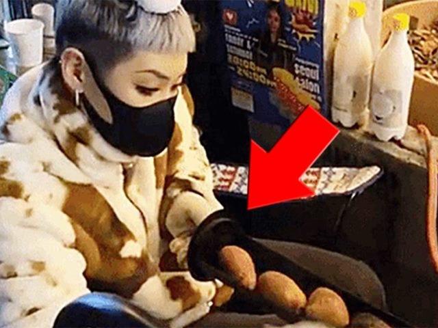 강남 길거리 한복판에서 <strong>군고구마</strong> 팔고 있는 래퍼 치타, 알고 보니…