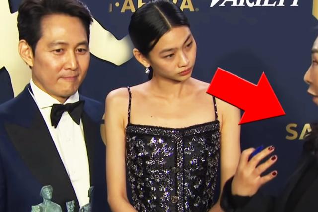미국 기자의 무례한 질문에 <strong>이정재</strong>·정호연, 이런 반응 보였다
