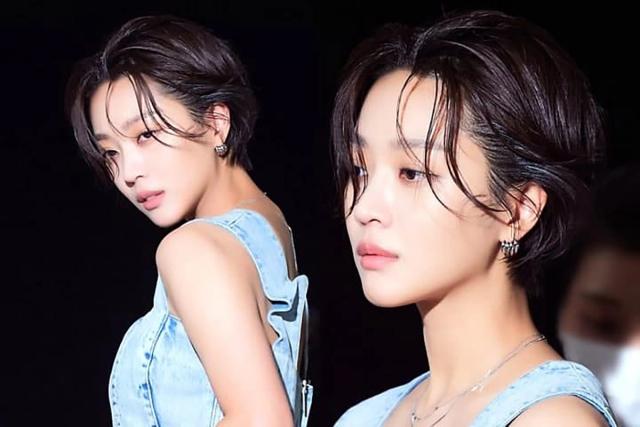 “숏컷하고 이미지 변신했다는 여배우의 화보 비하인드 이정도입니다”