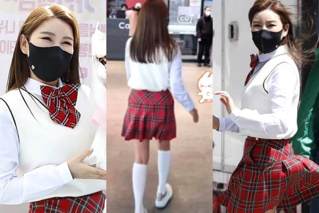 ‘여고생인 줄’ 44kg 감량 성공한 트로트 <strong>여신</strong>의 <strong>교복</strong> 사진 공개됐다