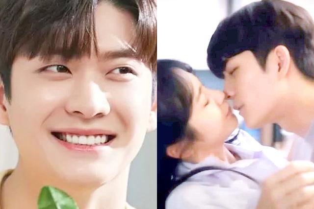 키스신 어색해하던 ‘우영우’ 남주인공, 180도 다른 과거 키스신 공개됐다