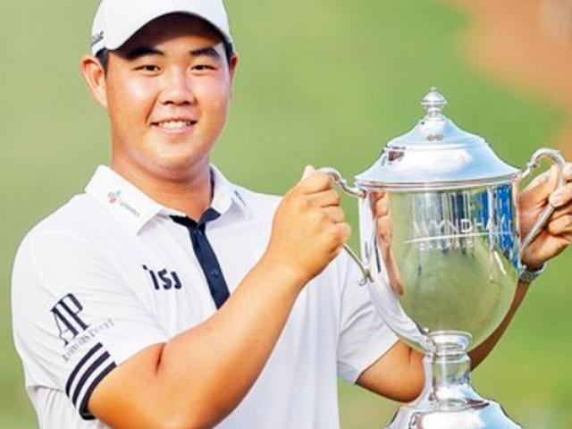 스무살 김주형, 첫 홀 쿼드러플 보기 하고도 5타 차 우승