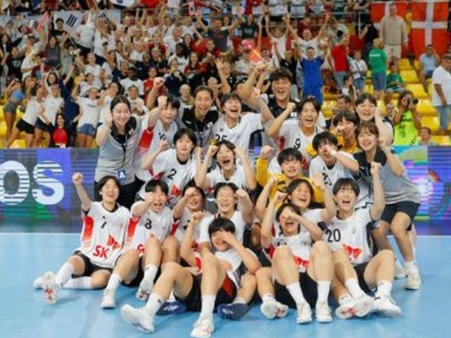 '리틀 우생순' 한국, 세계청소년여자<strong>핸드볼</strong> 우승…MVP 김민서